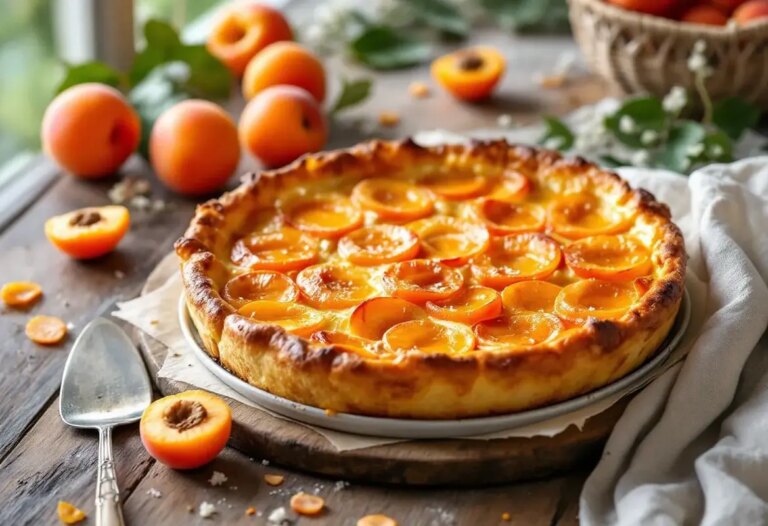 Ce clafoutis aux abricots moelleux fait fondre tout le monde (recette ultra simple : prêt en 10 minutes chrono).jpg